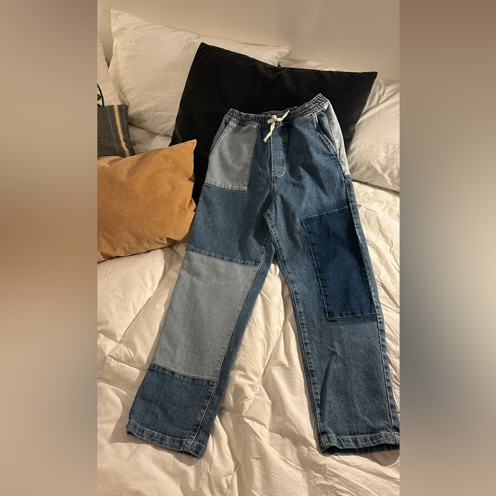 Patchwork jeans, Djab (Simons) , XS , mens